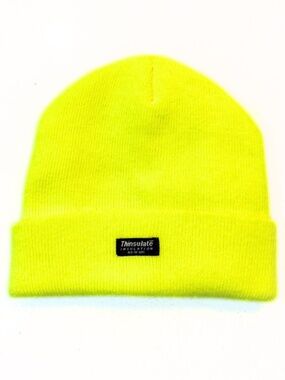 Thinsulate Lightweight Thermal Fluorescent Yellow Unisex Toque